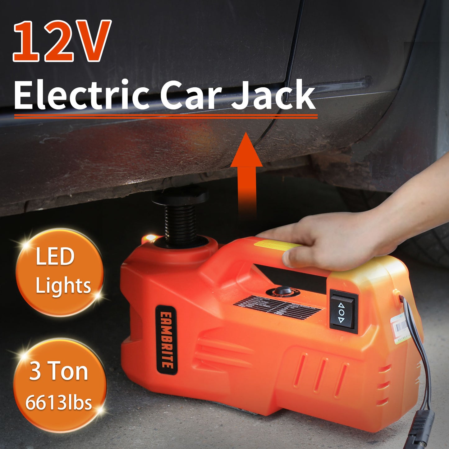 EAMBRITE 12V DC 3 Ton Electric Car