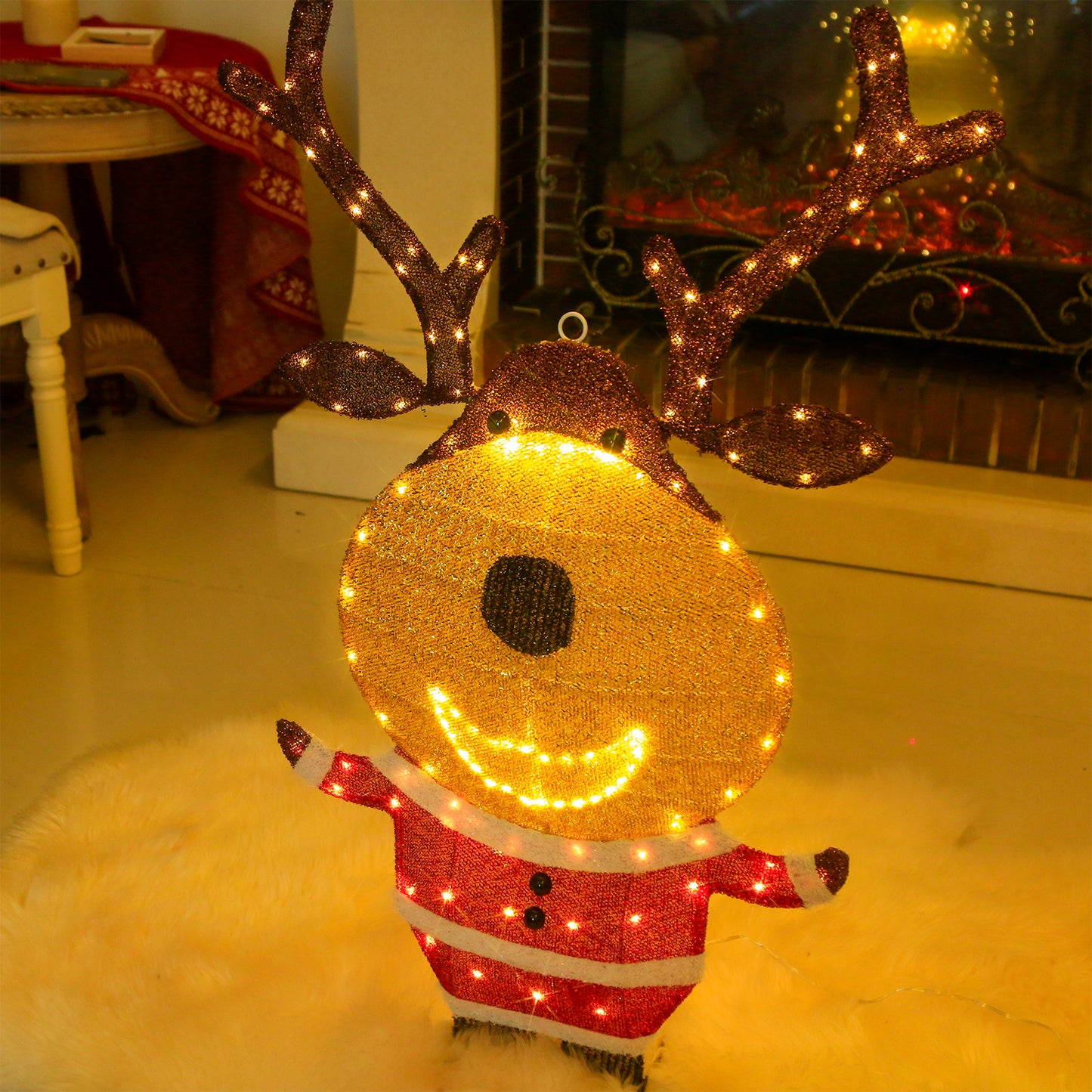 EAMBRITE Lighted Reindeer Outdoor Decorations