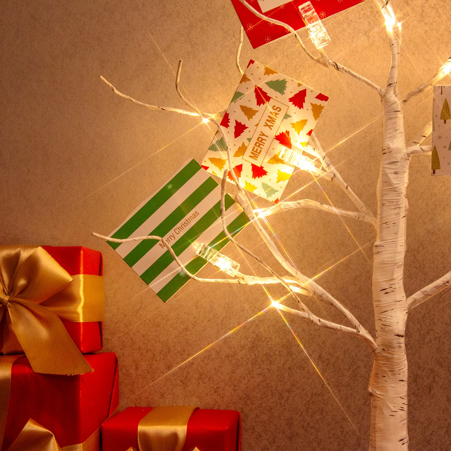 EAMBRITE Christmas Tree with Gift Cards, Money Tree Gift Holder