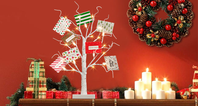 EAMBRITE Christmas Tree with Gift Cards, Money Tree Gift Holder
