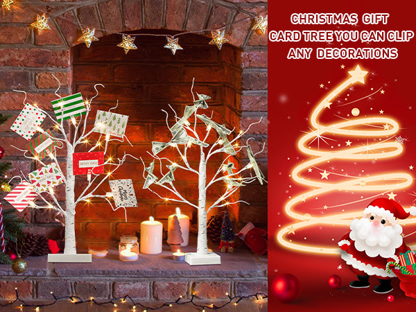 EAMBRITE Christmas Tree with Gift Cards, Money Tree Gift Holder