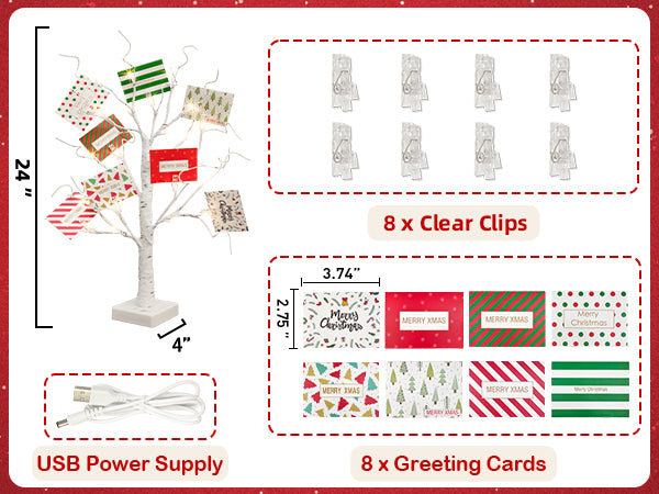 EAMBRITE Christmas Tree with Gift Cards, Money Tree Gift Holder