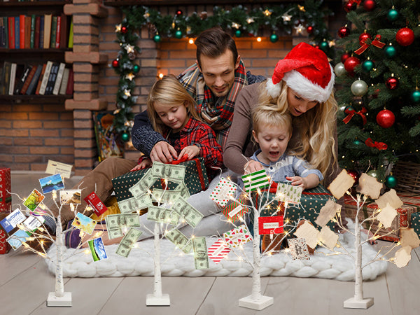 EAMBRITE Christmas Tree with Gift Cards, Money Tree Gift Holder