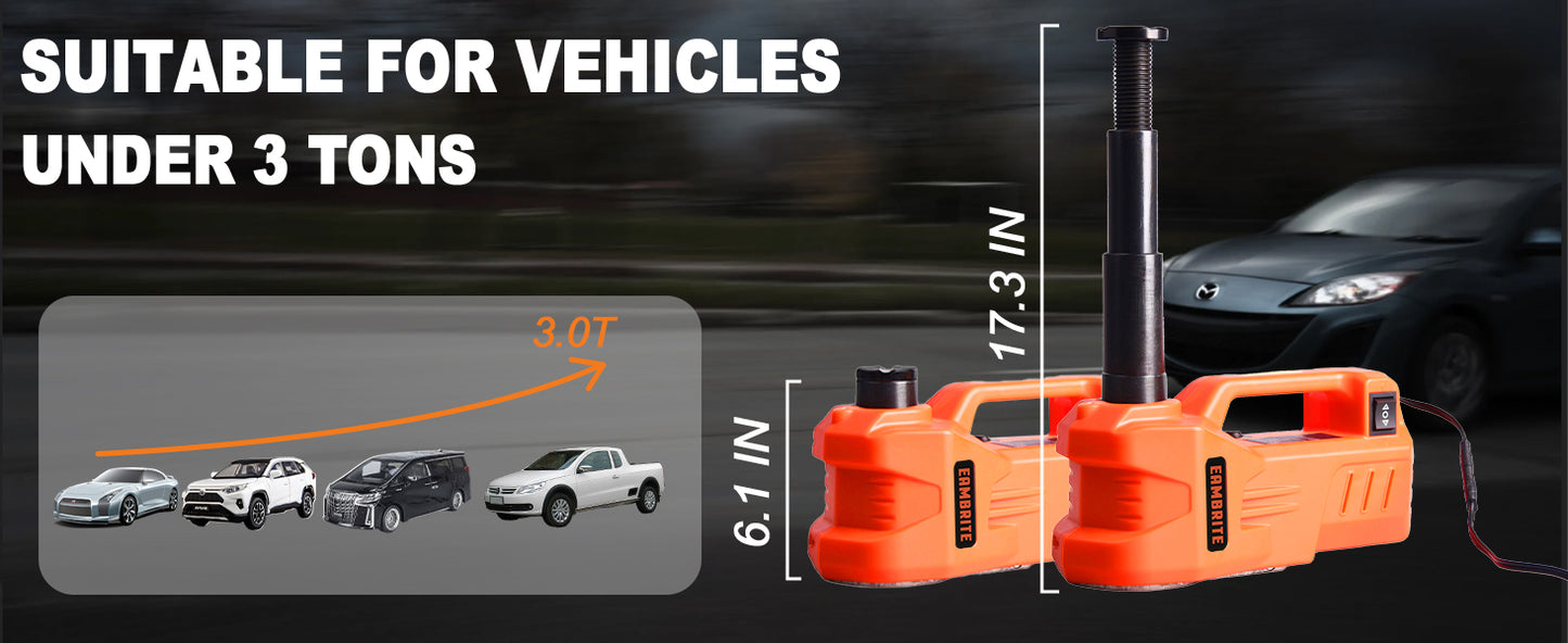 EAMBRITE 12V DC 3 Ton Electric Car