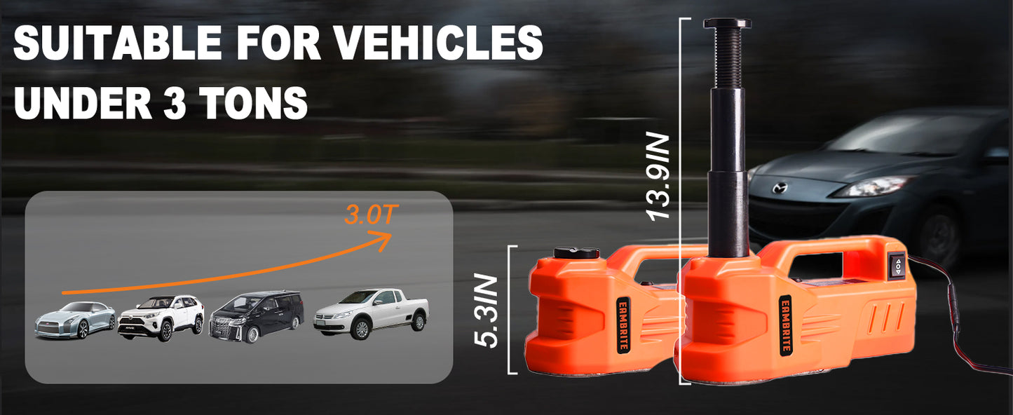 EAMBRITE 12V DC 3 Ton Electric Car