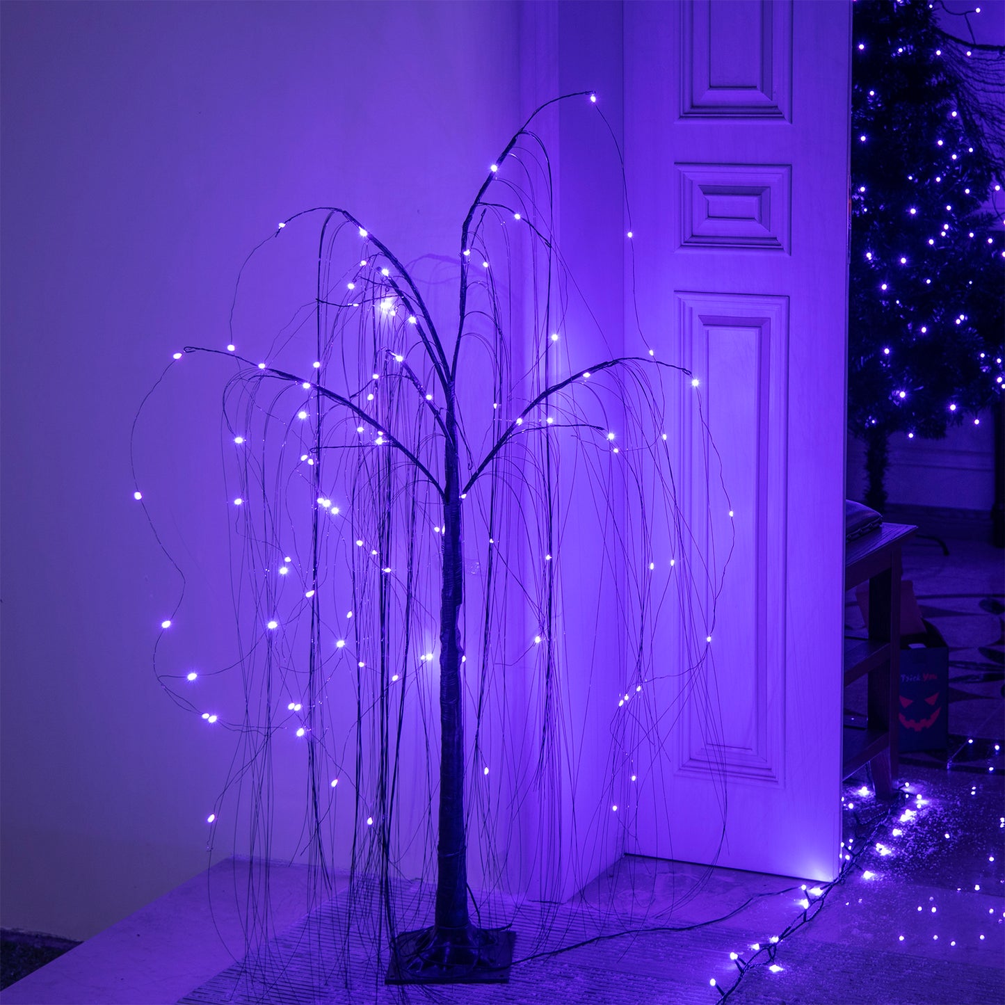 EAMBRITE Halloween Decorations 200 LED Halloween String Lights with Spooky Music