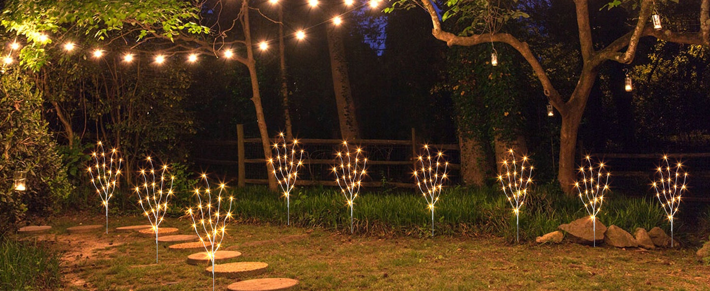 EAMBRITE Pre Lit White Birch Twig Branch Lights