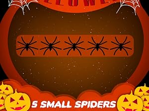 EAMBRITE Halloween Tree 4 FT 180 LED Black Willow Tree with Orange Purple Fairy Lights and Spider Web