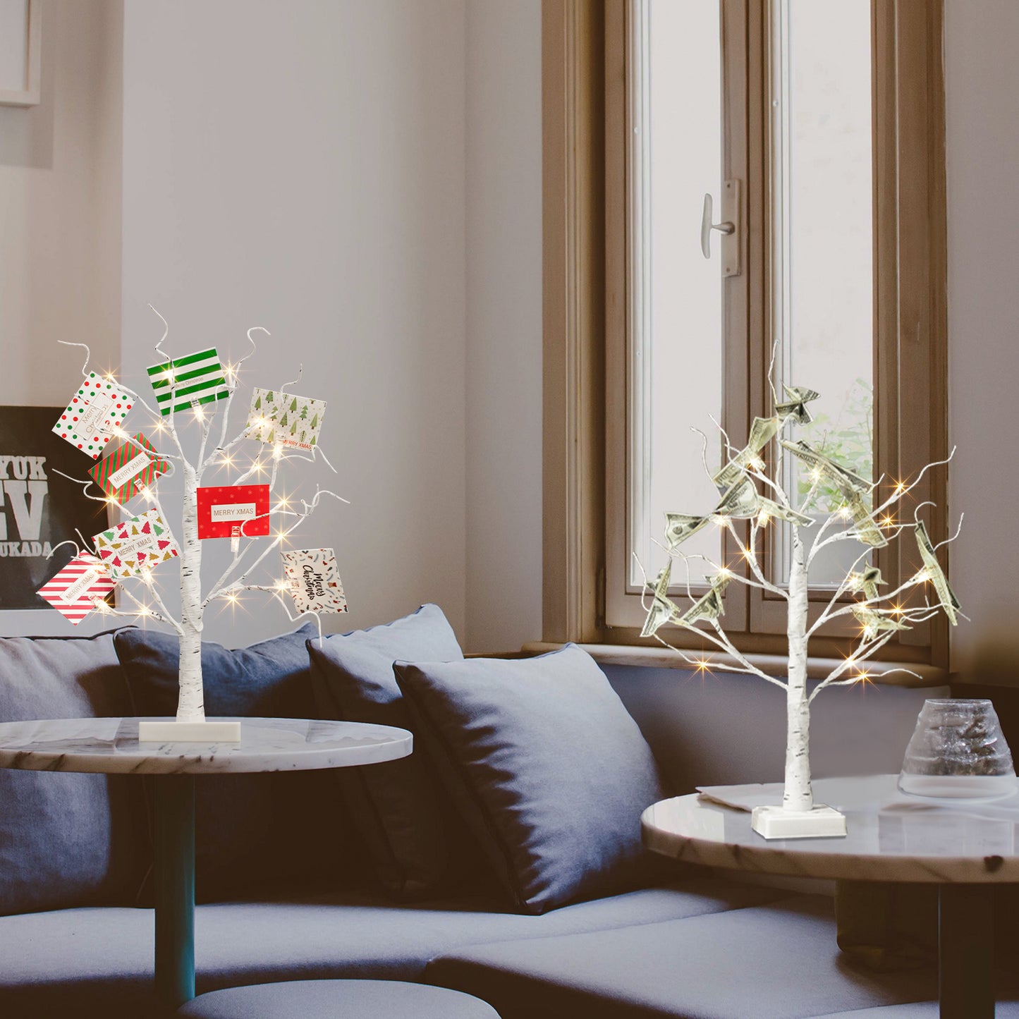 EAMBRITE Christmas Tree with Gift Cards, Money Tree Gift Holder