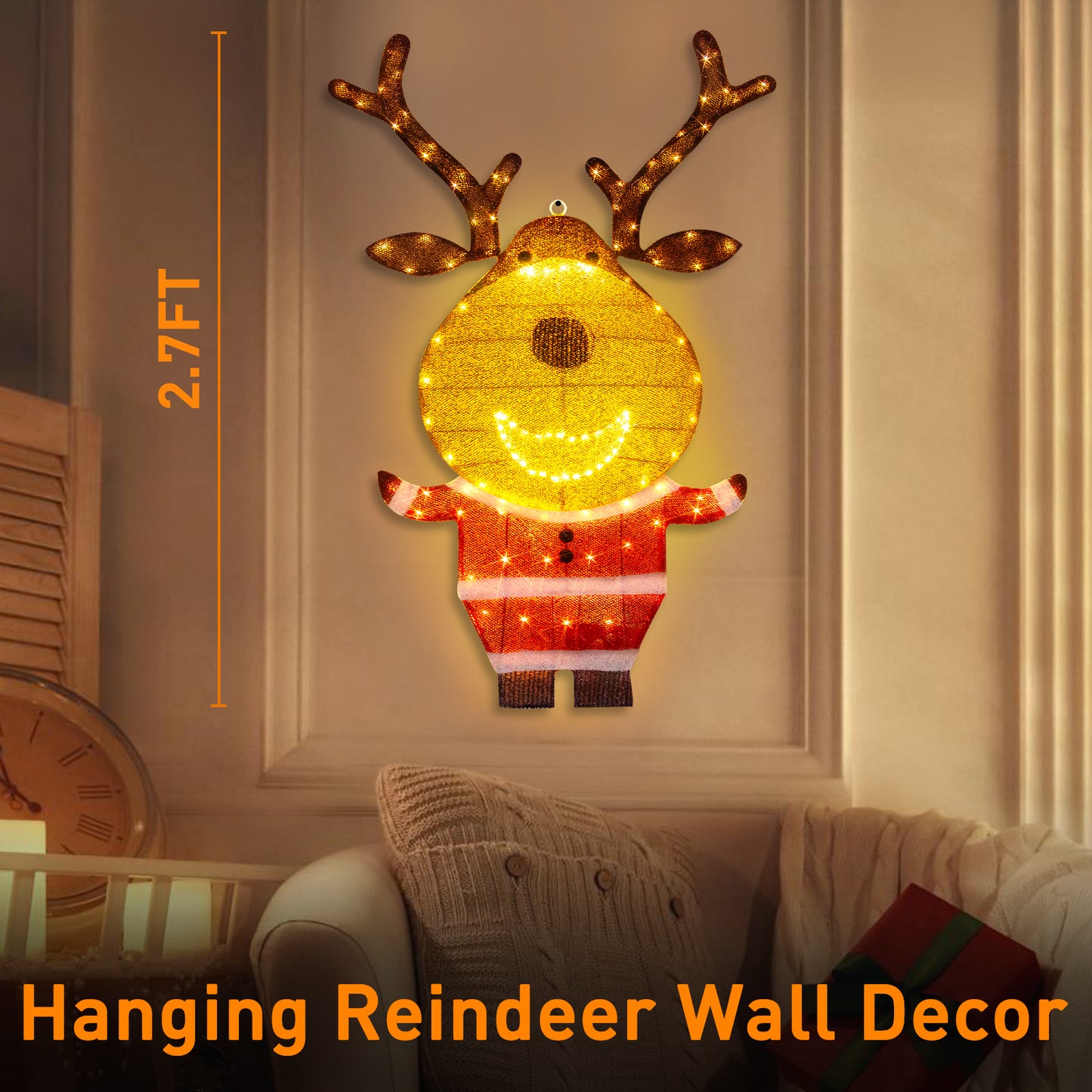EAMBRITE Lighted Reindeer Outdoor Decorations