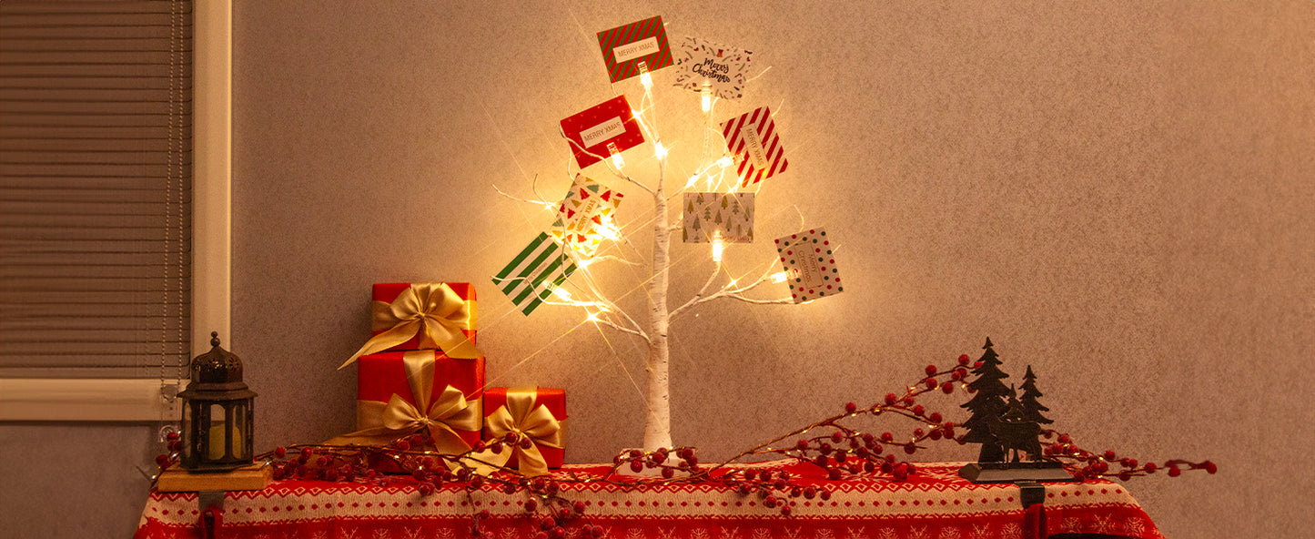 EAMBRITE Christmas Tree with Gift Cards, Money Tree Gift Holder