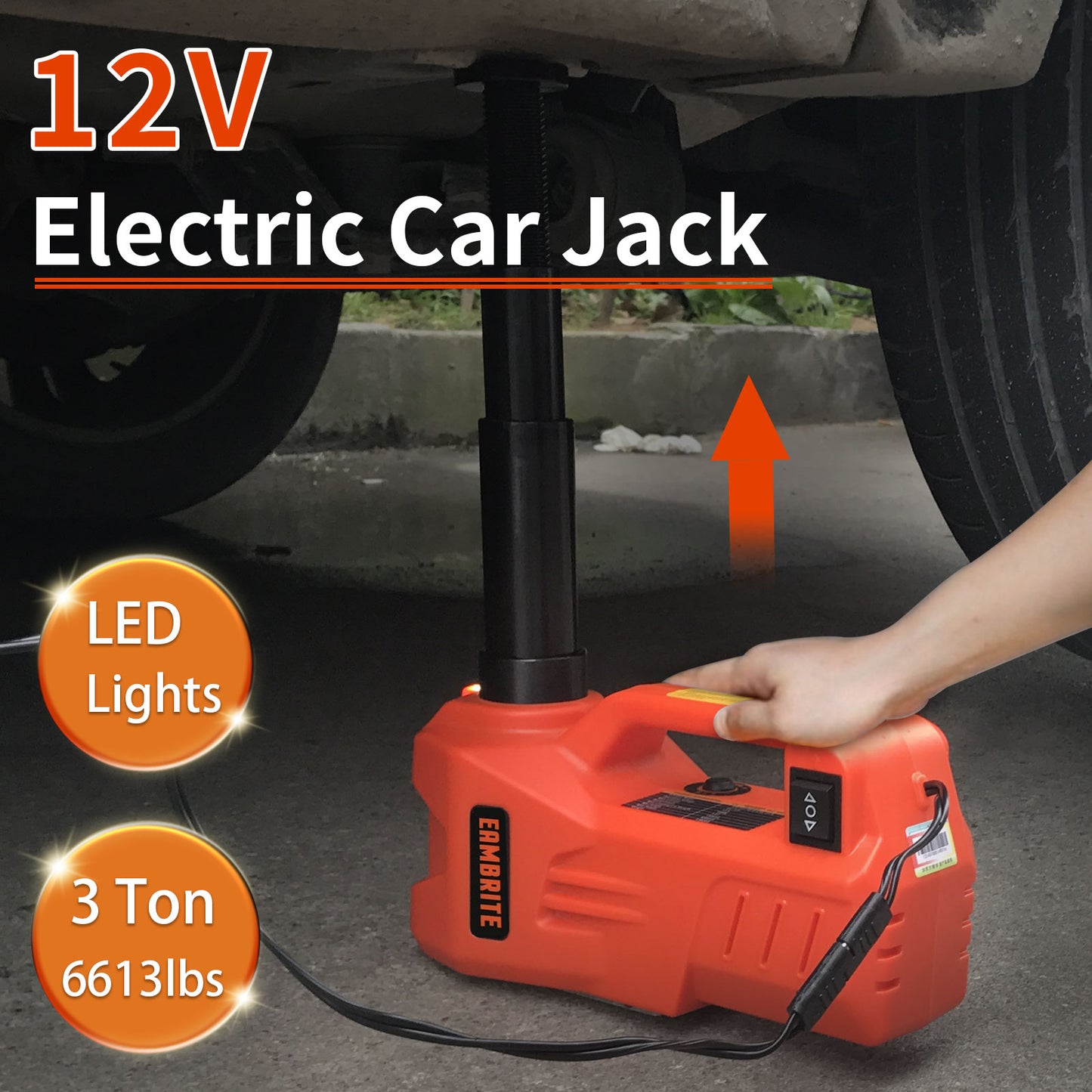 EAMBRITE 12V DC 3 Ton Electric Car