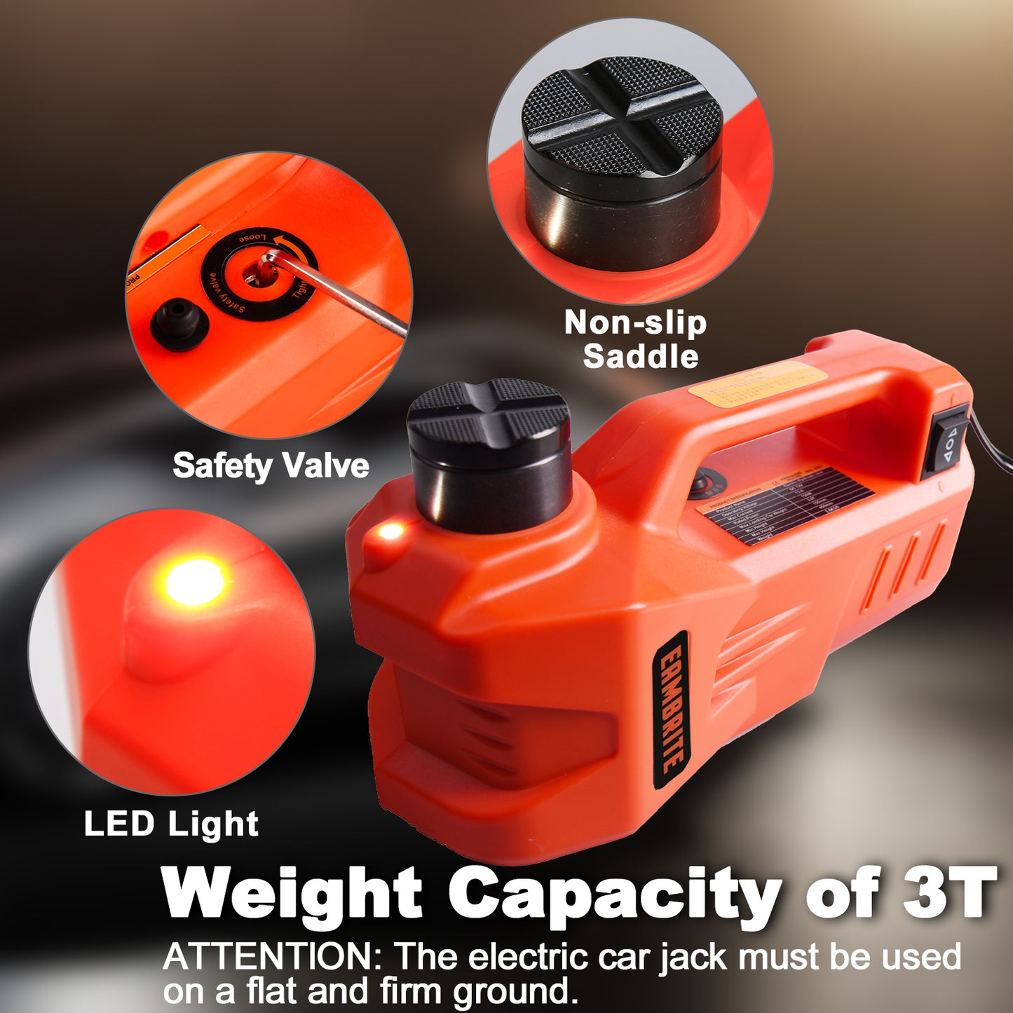 EAMBRITE 12V DC 3 Ton Electric Car
