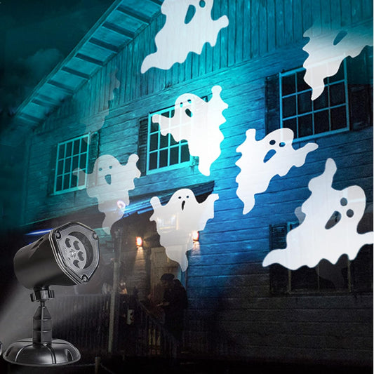 EAMBRITE Halloween Projector Lights, Rotating Ghost Projector Halloween Outdoor