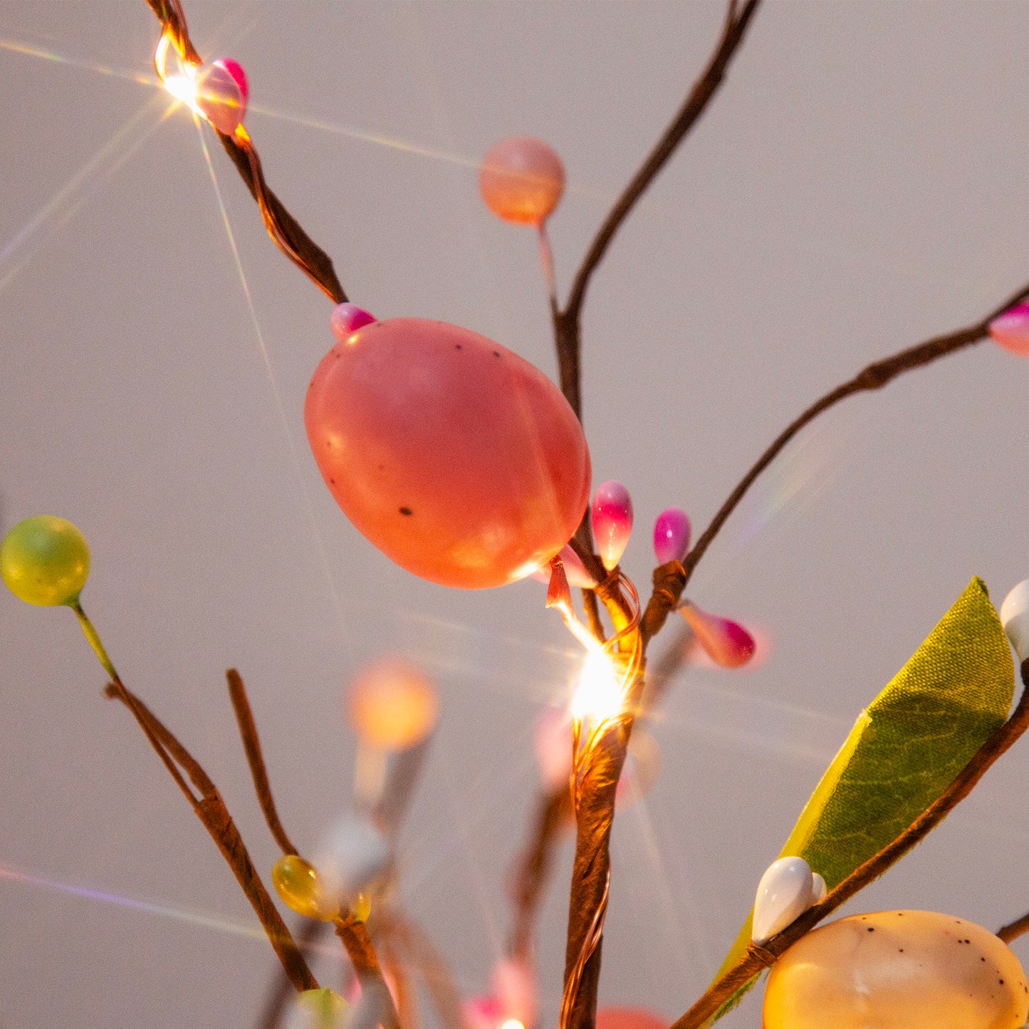 EAMBRITE Easter Decorations Easter Egg Tree with Lights